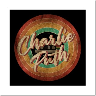 Charlie Puth Vintage Circle Art Posters and Art